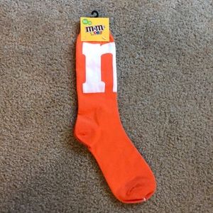 M&M World Orange Socks